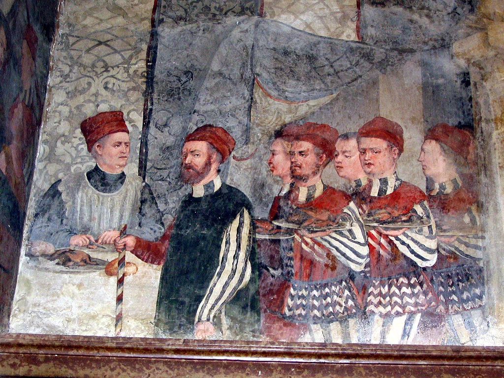 Il Romanino-165-Il banchetto offerto da Bartolomeo Colleoni a Christian I di Danimarca